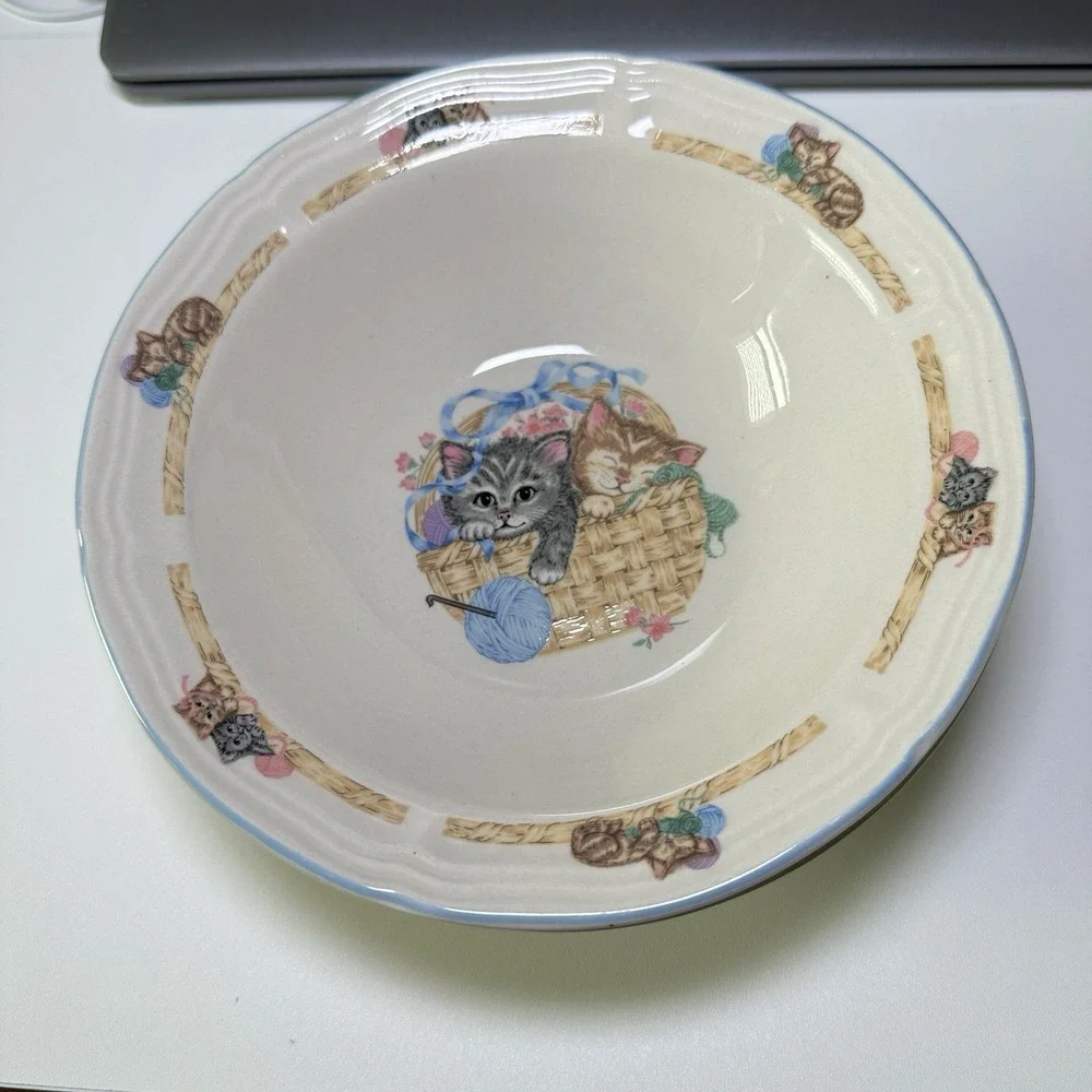 Tienshen Purrfect Friends‎ 7' Cereal Bowl